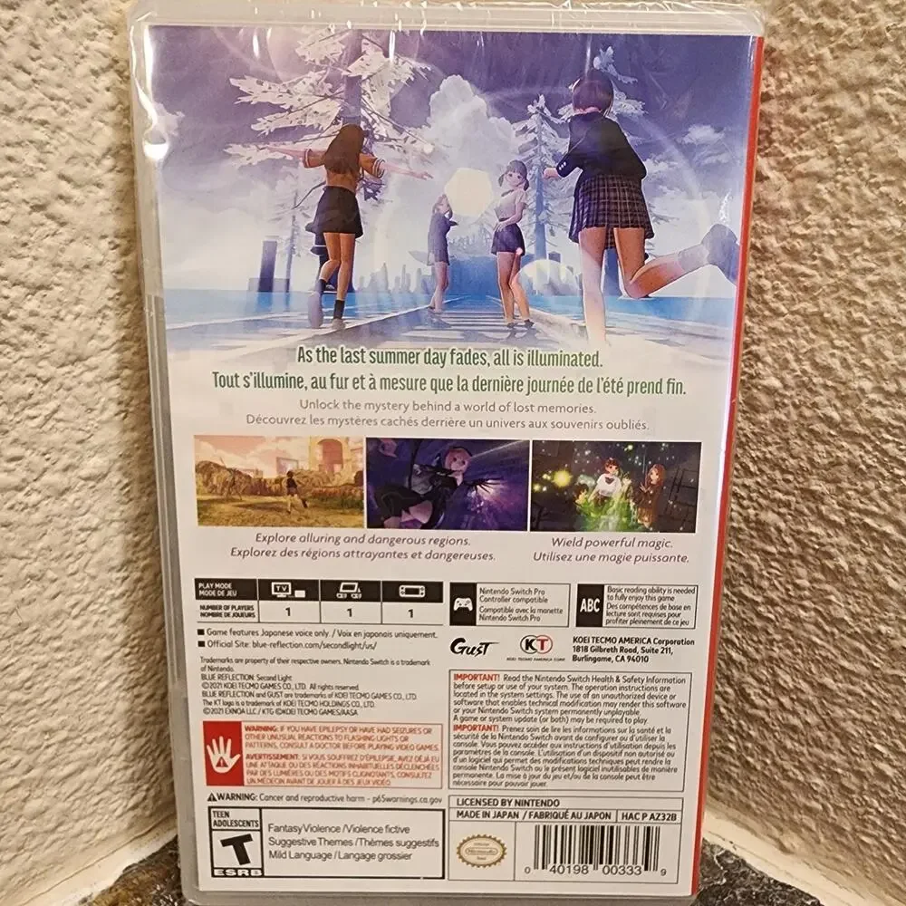 Game - Blue Reflection: Second Light (NEW) -Switch
